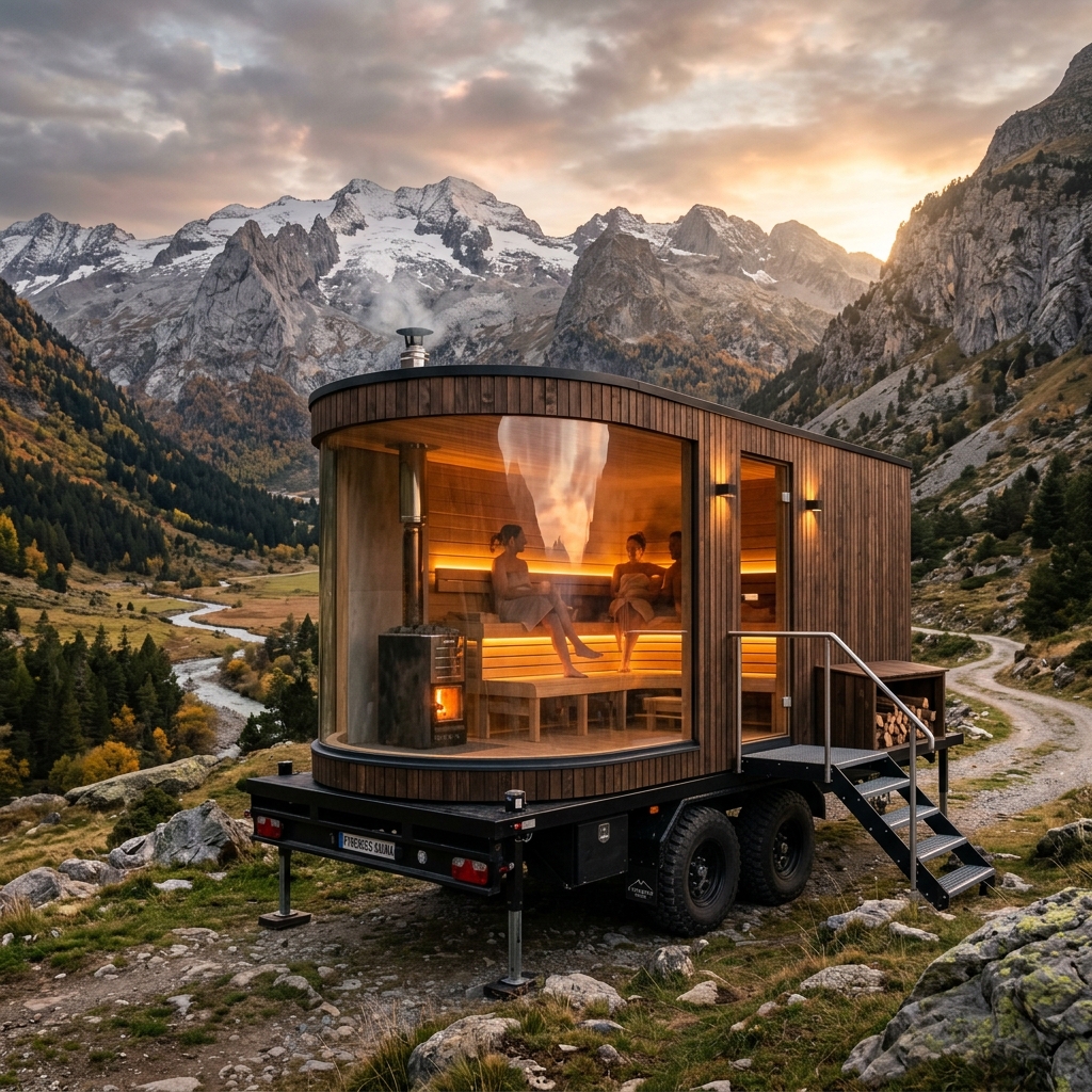 Sauna Explorer Premium Móvil Ecosaunas
